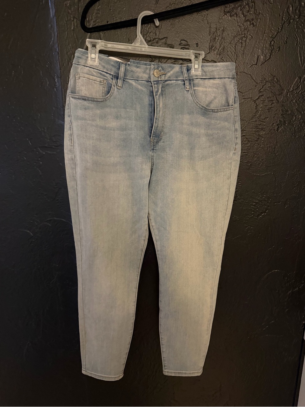 Light Blue Straight Leg Jeans - Picture 2 of 5